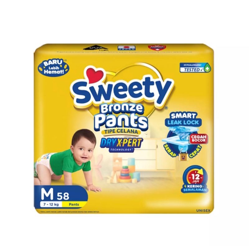 SWEETY BRONZE PANTS DRY X-PERT JUMBO PACK / POPOK CELANA