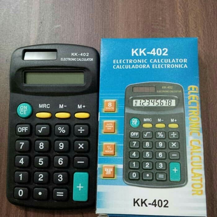 

Chilsoo Kalkulator Mini KK 402 (8 Digit ) Calculator Murah Berkualitas