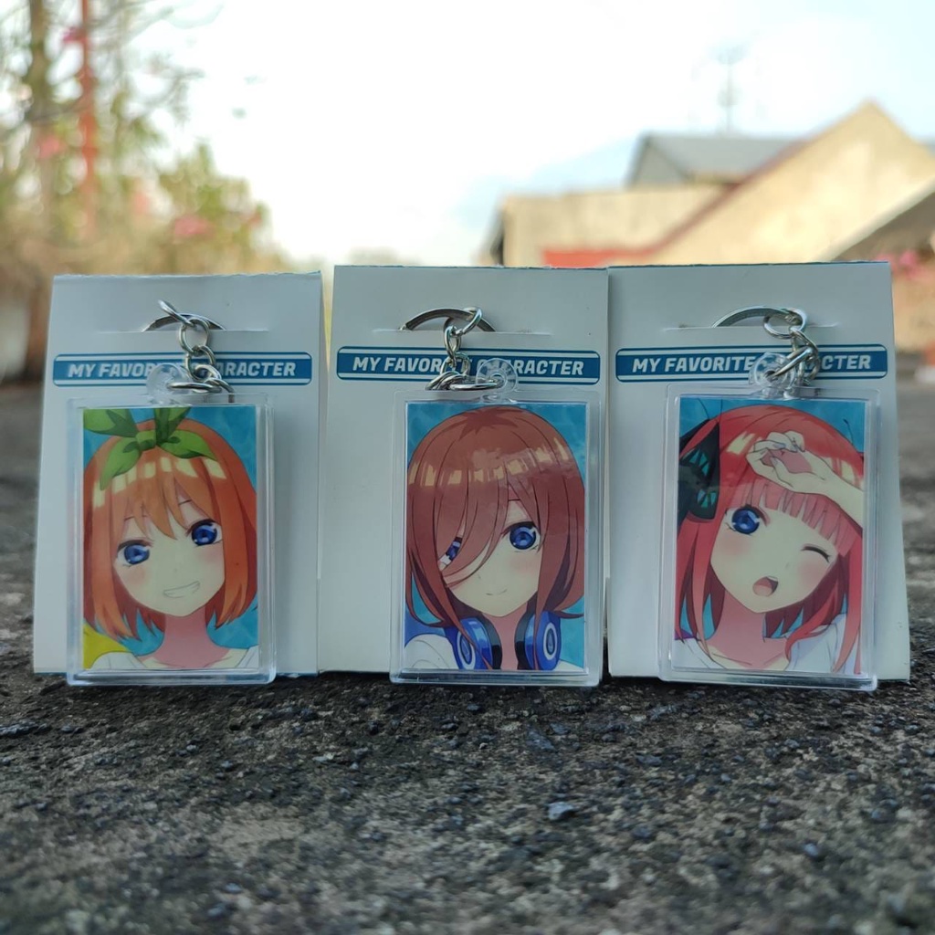 Gantungan Kunci Murah Anime Go-Toubun No Hanayome - Keychain Gotoubun no Hanayome - Miku Nino Itsuki