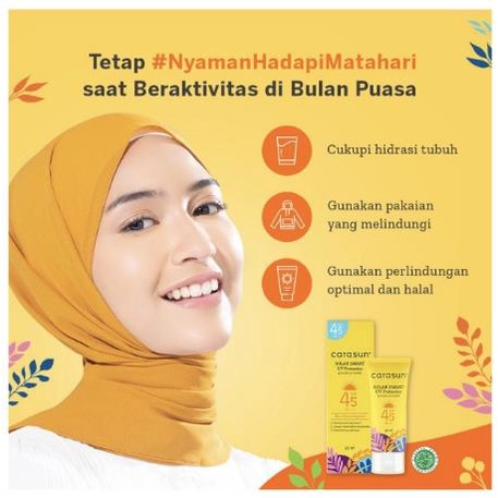 * NCC * Carasun Sunscreen Solar Smart UV Protection SPF 45 Non Comedogenic