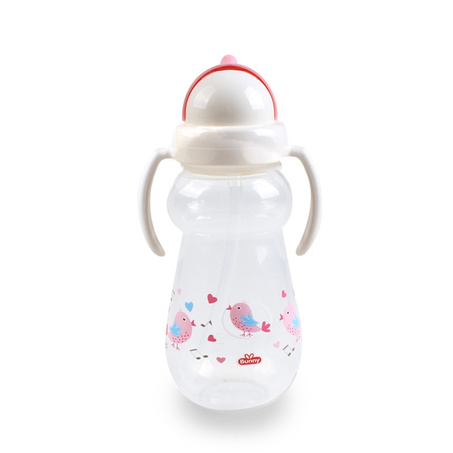 Lusty Bunny Training Cup With Straw &amp; Handle - Sipper Cup Basic ADG005 180 ml / ADG007 250ml - Botol Minum Bayi Anak Dengan Sedotan