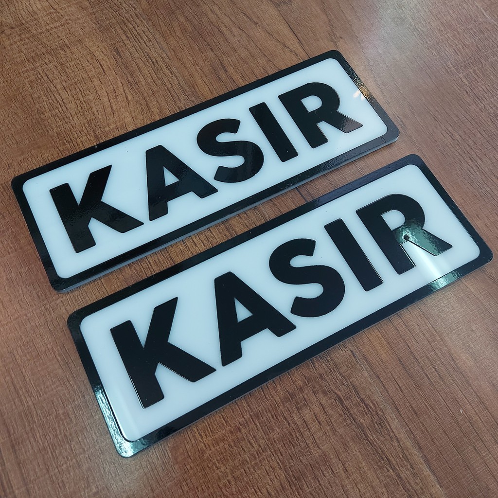 Jual Tulisan Kasir Sign Kasir Tulisan Cashier Sign Cashier Tempelan Meja Kasir Shopee 9063