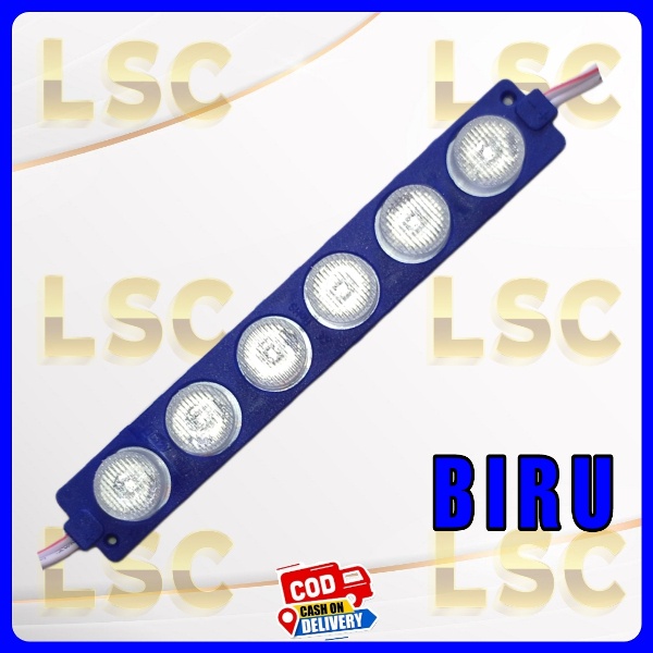 Lampu LED 6 MATA 1X6 JUMBO PANJANG 12 volt dan 24 volt