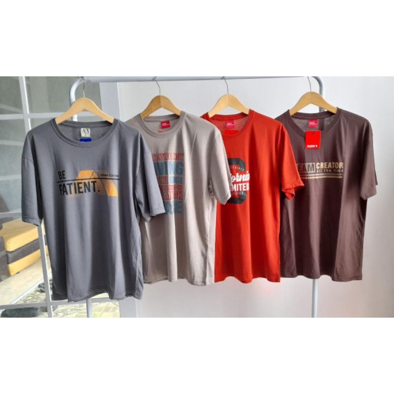 Super R Kaos Oblong Cowok / Pria Dewasa original branded Ramayana