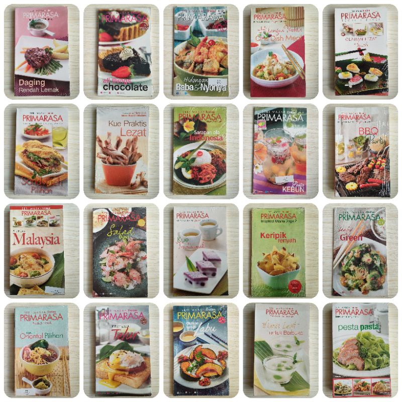 promo resep masakan primarasa original &amp; baru full color