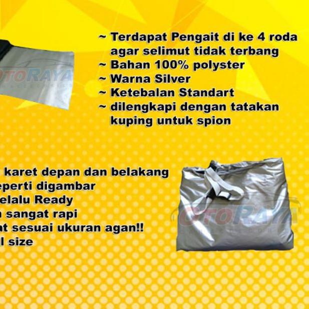 ● Body Car Cover Selimut Sarung Mantel Mobil Panther Lama Old Hi Grade + Tali Pengait Ke Velg ۩