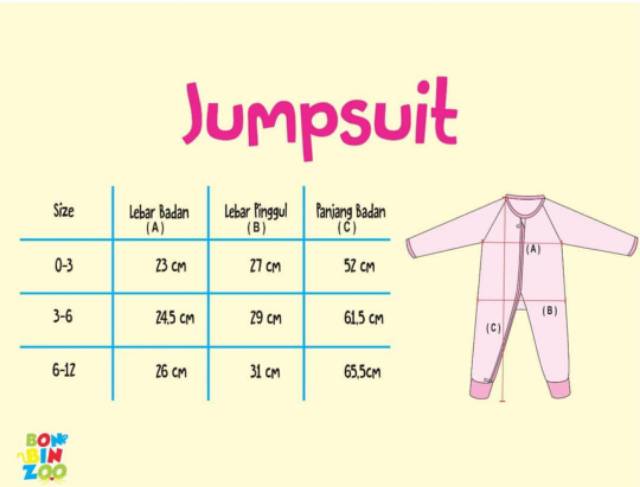 Bonbinzoo jumpsuit/ sleepsuit