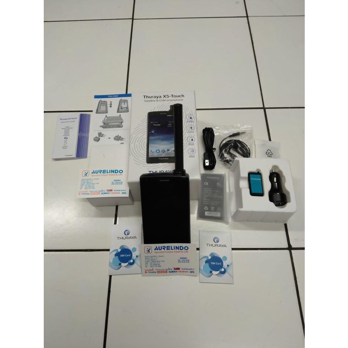 Handphone Satelit Thuraya X5 Touch + Sim Card Nova And On Gsm 99