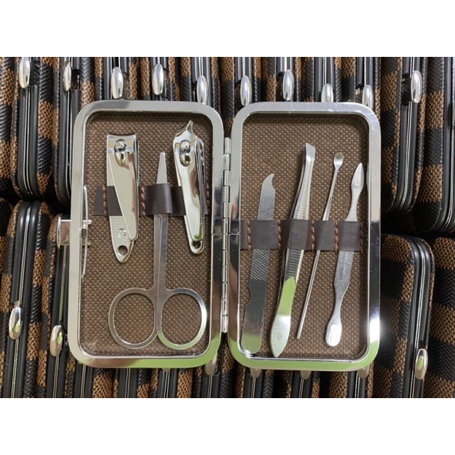 gunting kuku set 7pcs nail ART set manicure pedicure peralatan potong kuku