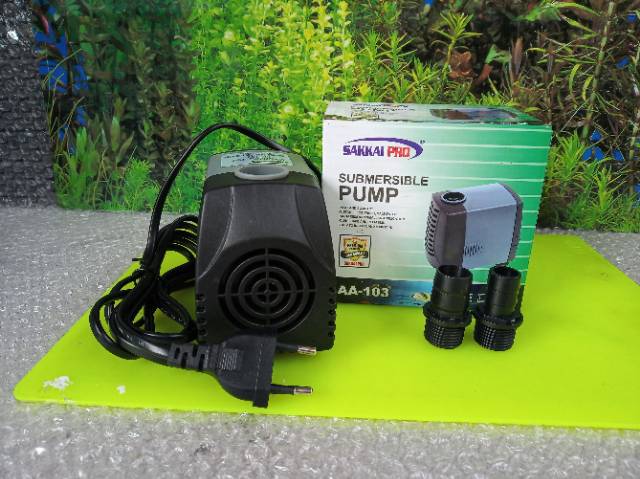 POMPA AIR CELUP AQUARIUM AQUASCAPE KOLAM HIDROPONIK SAKKAI PRO AA-103