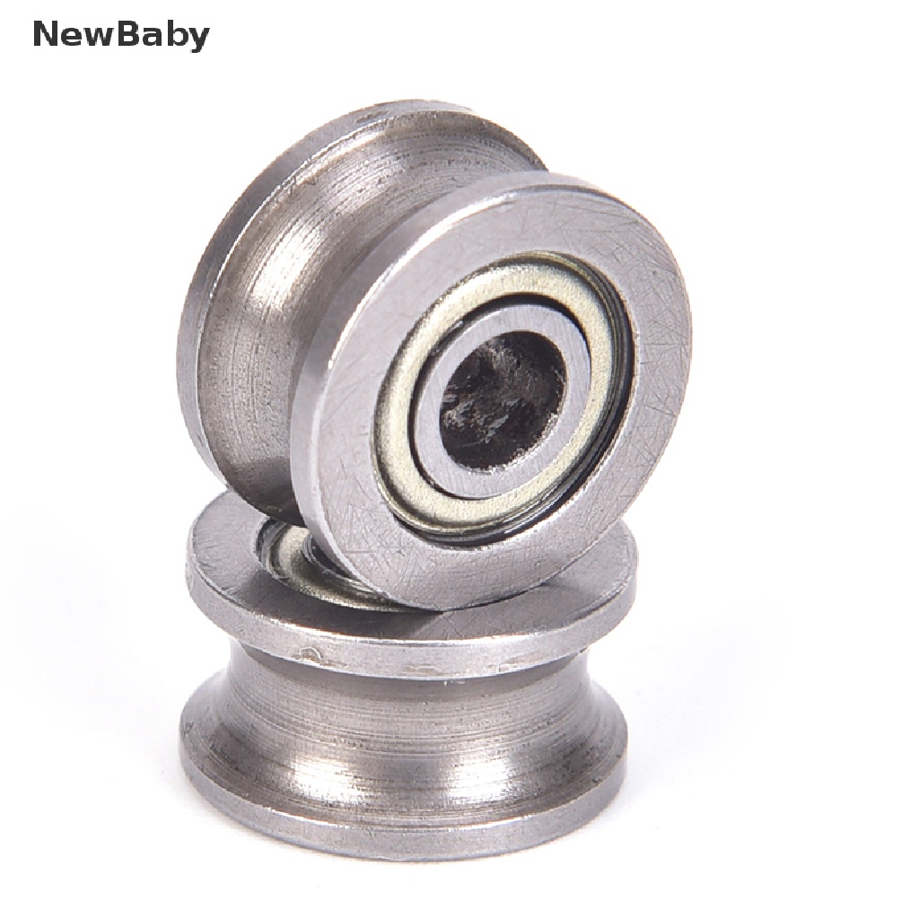 Newbaby 10pcs U624ZZ bearing Bentuk U Ukuran 4x13 X 7mm Untuk Rel linear