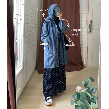 JAKET DENIM SYAR'I BY ARUNA-8