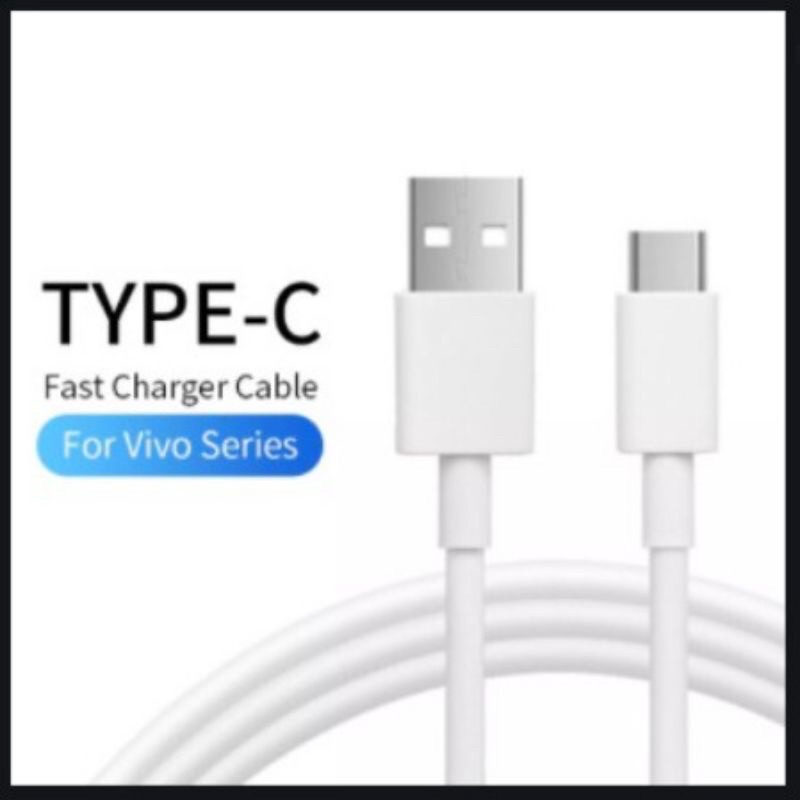 Kabel Data Vivo TYPE C USB ORI Cable Fast Charging V19 / Y91/ Y50/ V17