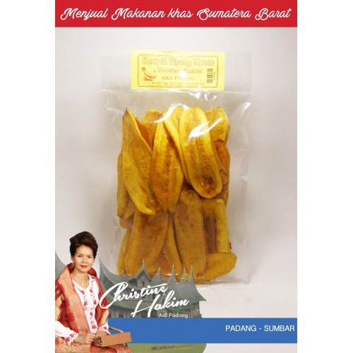 

Kripik Pisang Manis Christine Hakim Khas Padang