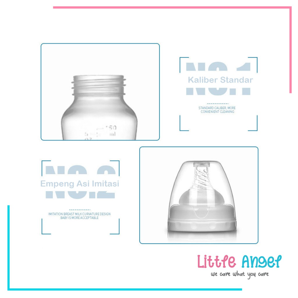 Pompa ASI Manual Breast Pump Botol Dot Susu Bayi BPA FREE Murah Impor COD