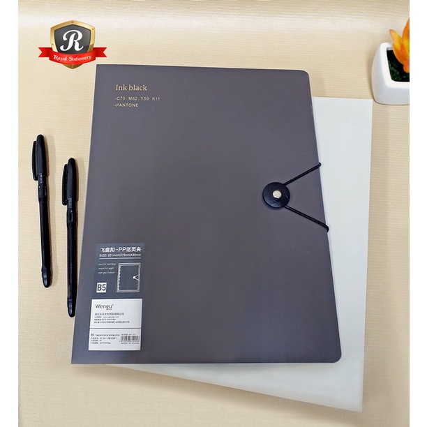 

Hemat Binder Note Ring Tutup Tali Kancing [B5] Bergaransi
