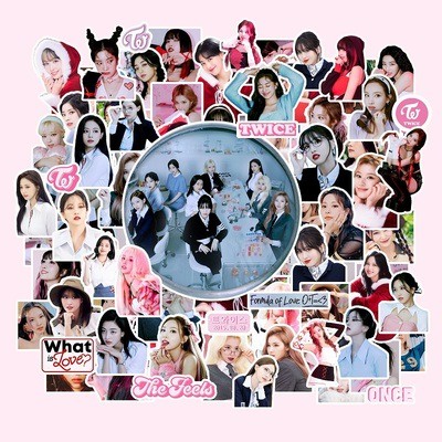 

Stiker Sticker Pack 100pcs TWICE Tumbler HP Laptop