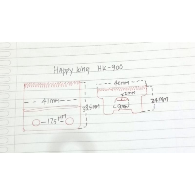 HAPPY KING 900 MATA PISAU CADANGAN PISAU CUKUR HAPPY KING
