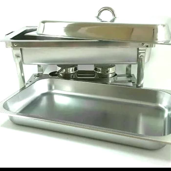 PRODUK TERBARU - WADAH SAJI PRASMANAN / CHAFING DISH 9 LT / TEMPAT PRASMANAN STAINLESS