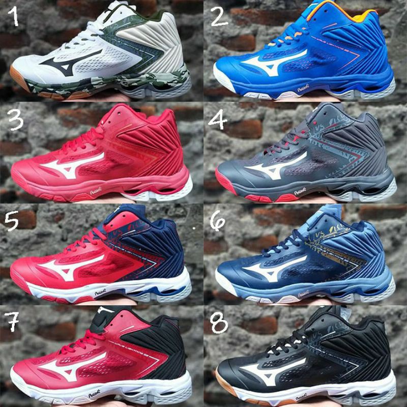 Sepatu Voli Mizuno Wave Lightning Z5 MID Wlz 5 Mid Premium Super