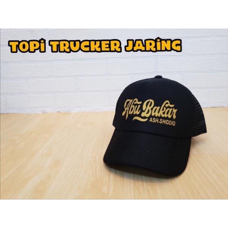 Topi Trucker Sahabat ABU BAKAR