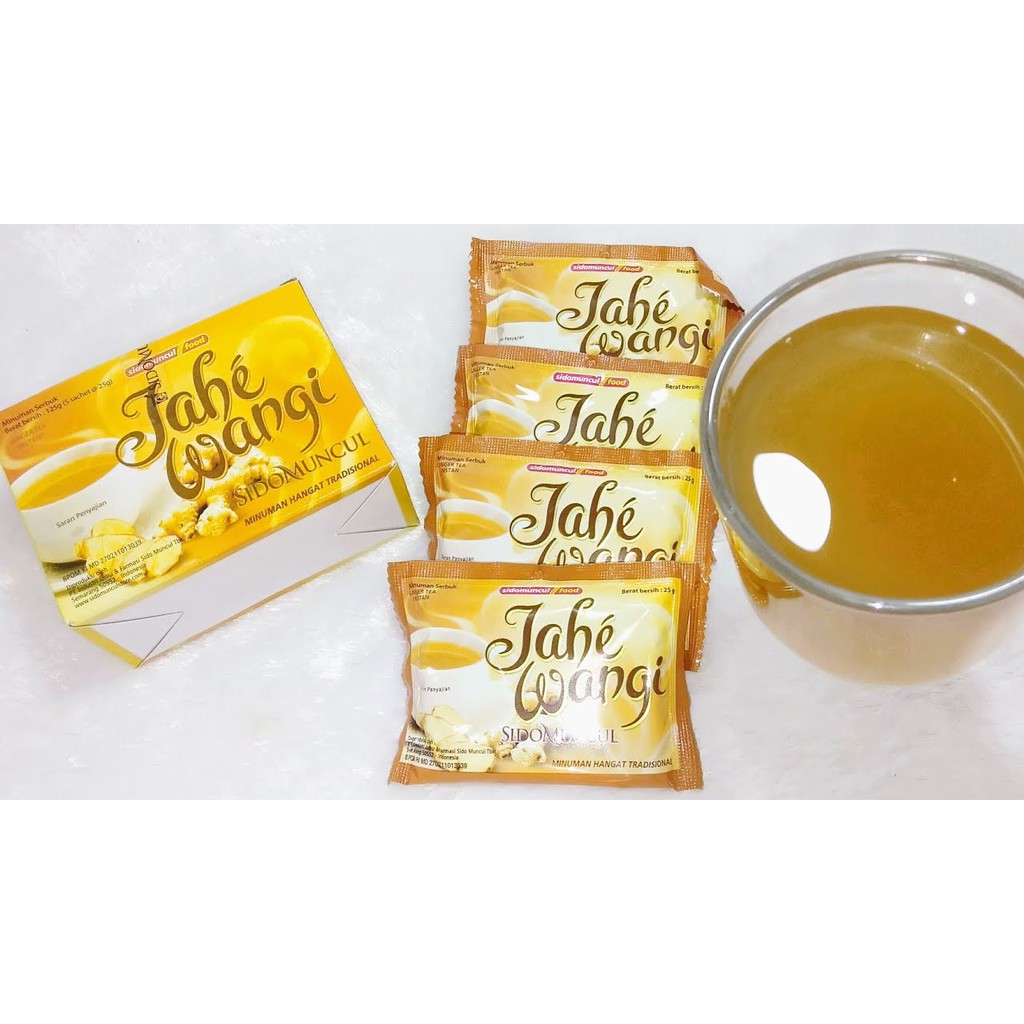 ❤ Under100 ❤ Sidomuncul Jahe Wangi 1  kotak isi 5 Sachet 25g Minuman Serbuk Traditional BPOM