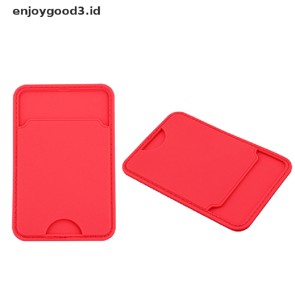 (Rready Stock) Holder Kartu Bahan Silikon Untuk Handphone (ID)