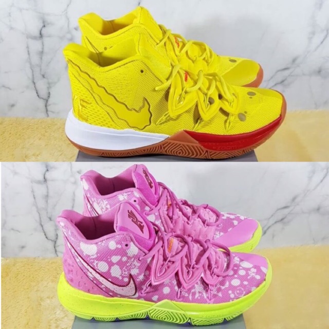 sepatu nike kyrie spongebob
