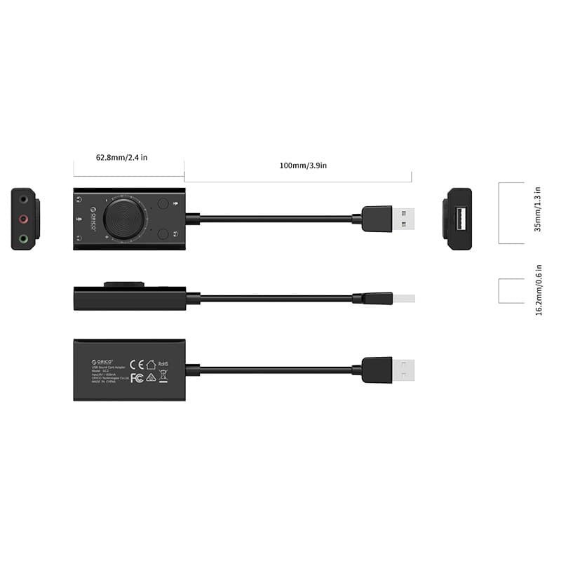 ORICO USB External Sound Card Multifunction - SC2