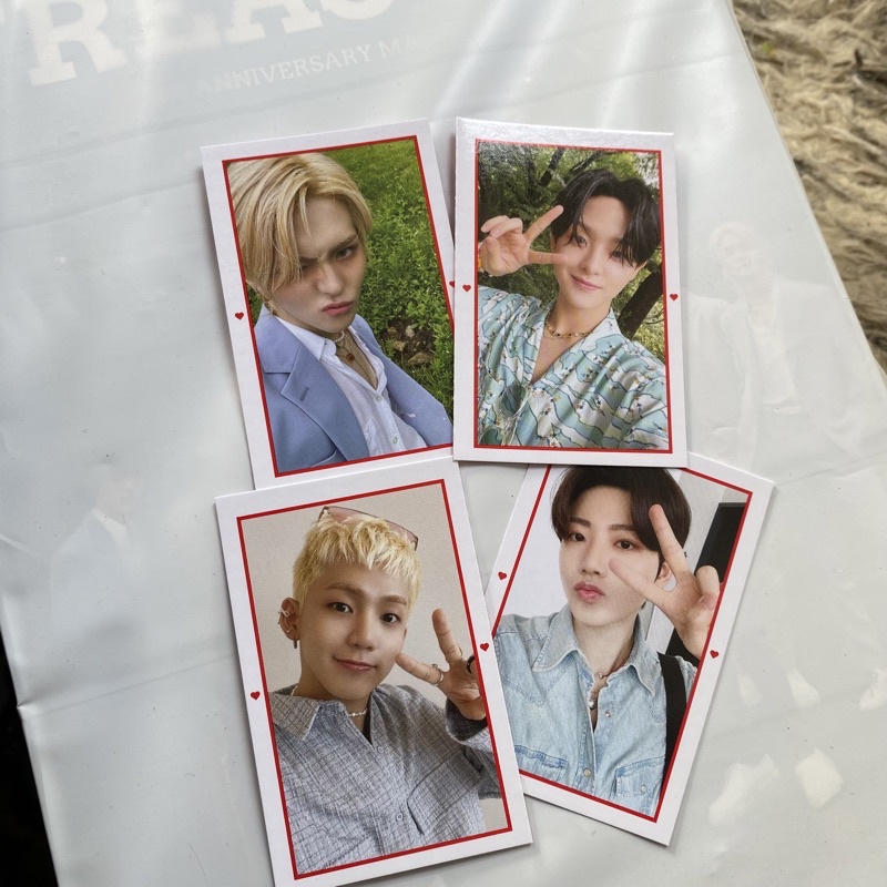 TREASURE 2ND ANNIVERSARY MAGAZINE RPC RANDOM PHOTOCARD MAJALAH HARUTO JIHOON HYUNSUK DOYOUNG JUNGHWA