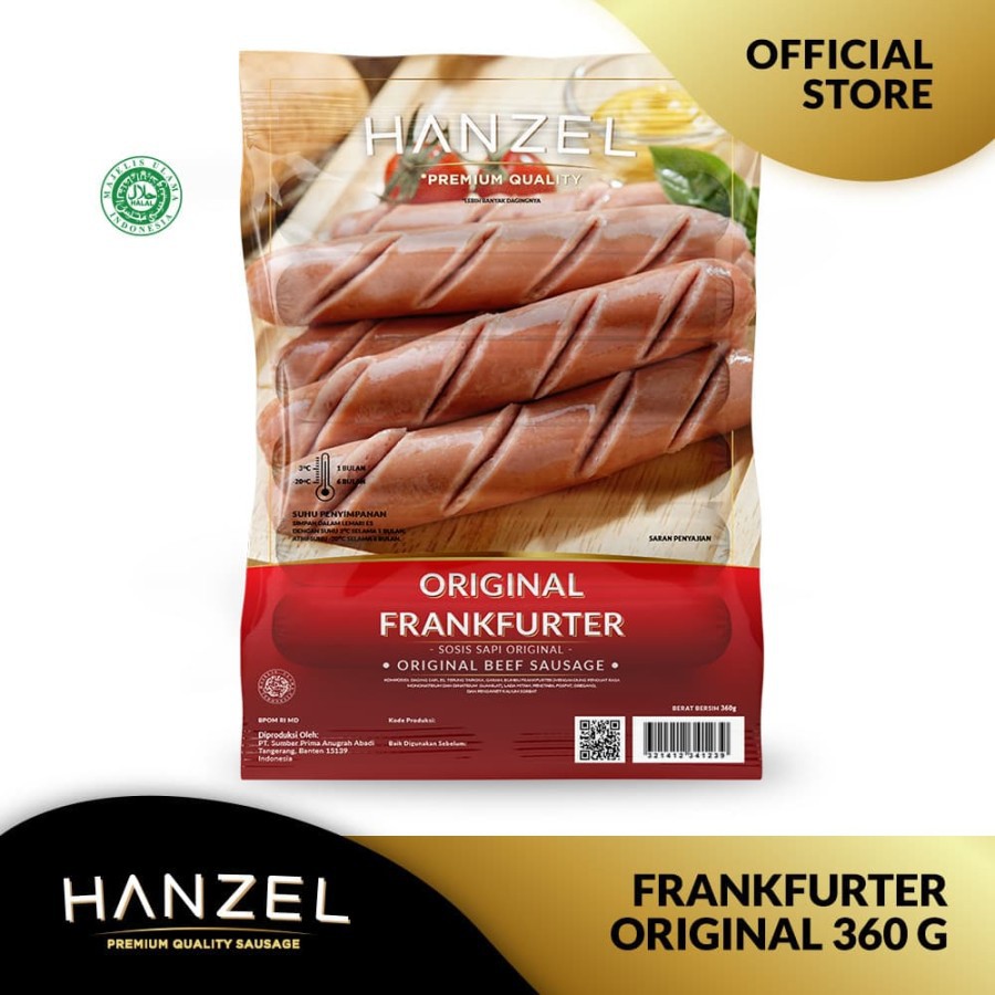 

Sosis Hanzel Frankfurter Original 360gr