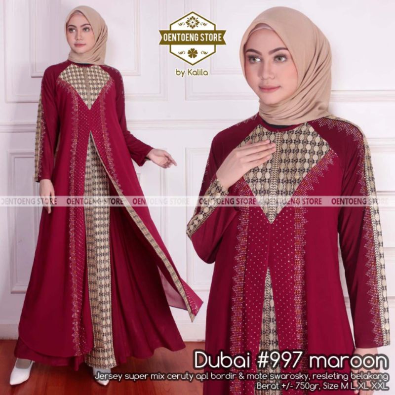 DUBAI #997 ORIGINAL ABAYA BY OENTOENG STORE