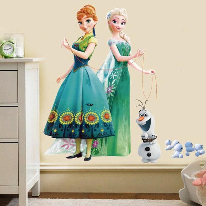 20+ Trend Terbaru Stiker Dinding Karakter Frozen