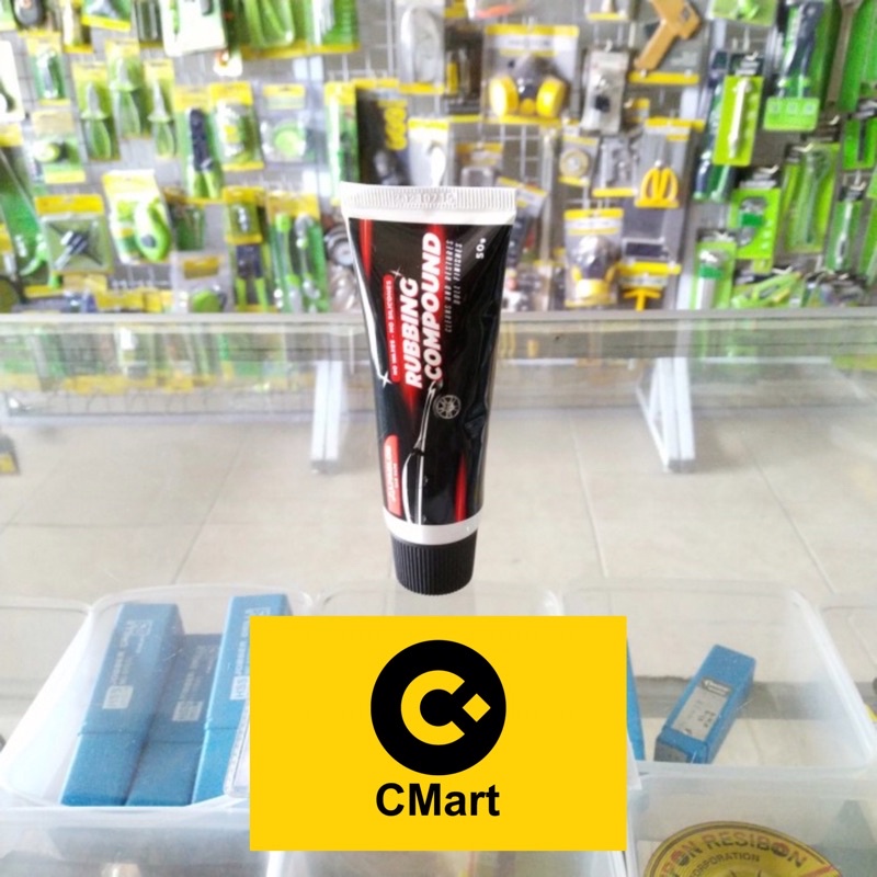 RUBBING COMPOUND WHITE KOMPON PUTIH POLES BARET LECET MOBIL MOTOR CMart