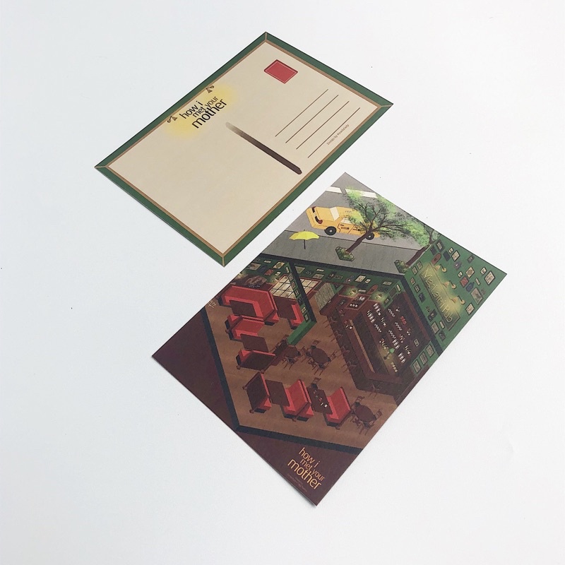 

The Isometric View of McLaren Pub - HIMYM - A6 Print