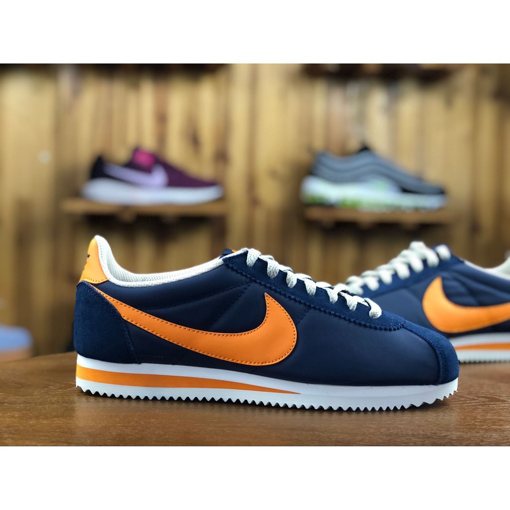 nike cortez navy blue womens