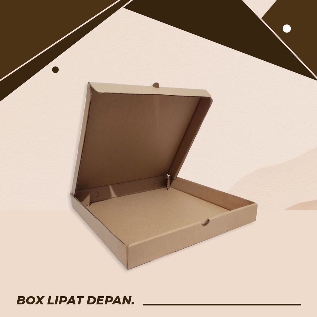 

KARDUS/BOX LIPAT DEPAN UK. 30 x 30 x 4 cm - Kardus/Souvenirbox/Hampersbox/BoxPizza/Kado/Polos/Giftbox/Kemasanpizza