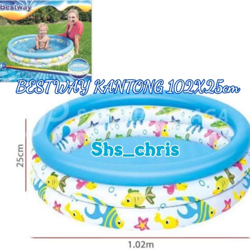 BESTWAY 51008 /RING POOL BESTWAY/KOLAM RENANG TIUP