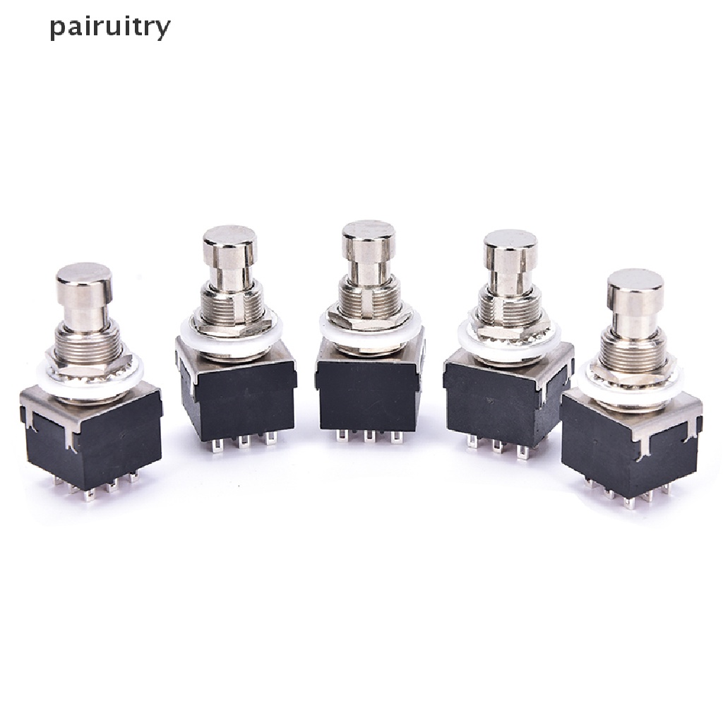 Prt 5pcs Pedal Efek Gitar Elektrik 3PDT 9-Pin Bahan Metal Dengan True Bypass PRT