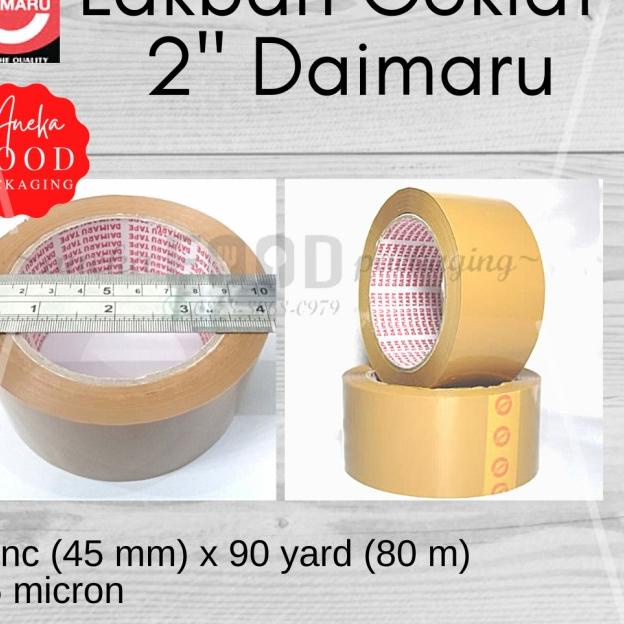 

➮ Lakban coklat 2" daimaru (90yard) ➣