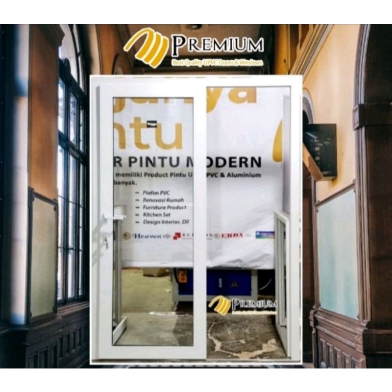 Pintu Sliding Upvc Premium Double Glass