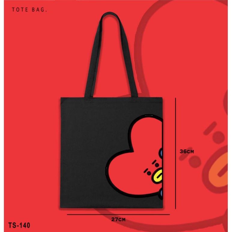 TOTE BAG SERBAGUNA BT21 SIDE