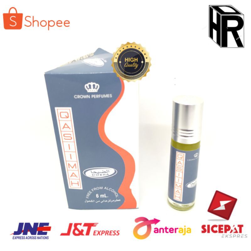 Parfum DOBHA QASIIMAH segar 6ml roll murah minyak wangi oleh-oleh haji dan umrah souvenir