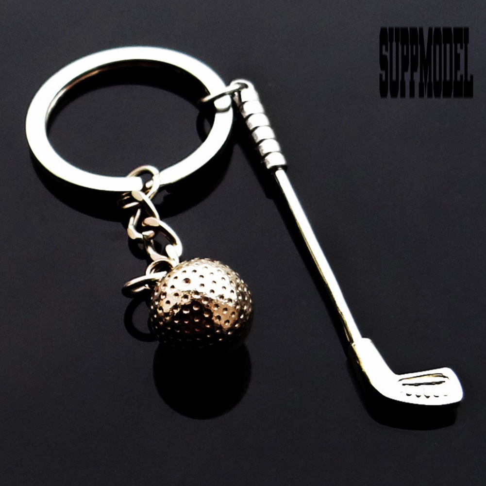 Suppmodel Gantungan Kunci Mobil / Tas / Dompet Bentuk Bola Golf Untuk Hadiah