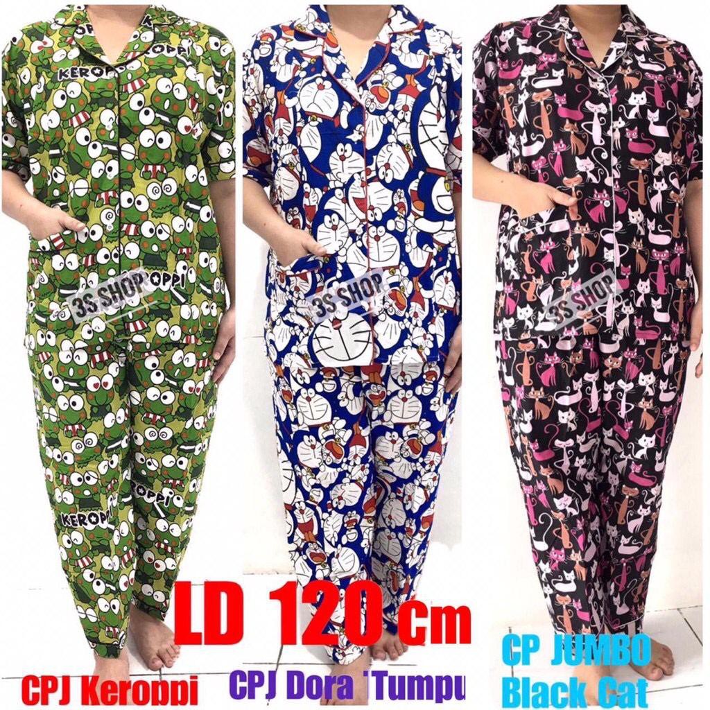 Baju tidur dewasa/pajamas dewasa karakter lucu DASTER -CP -PP -HP - JUMBO