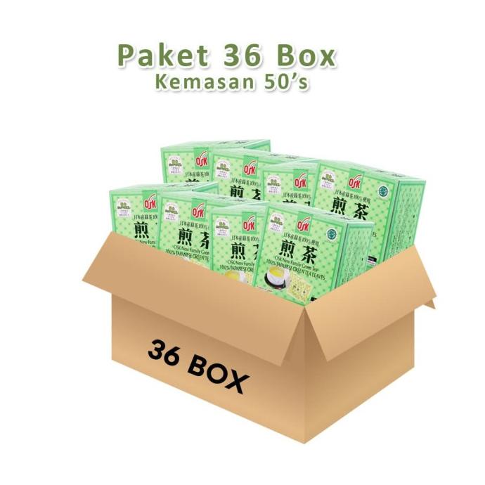 

Discount OSK Japanese Green Tea 50's paket 36 box /KOPI RUBE/KOPI KAPAL API/KOPI SLB/KOPI PEJUANG/KOPI BUBUK