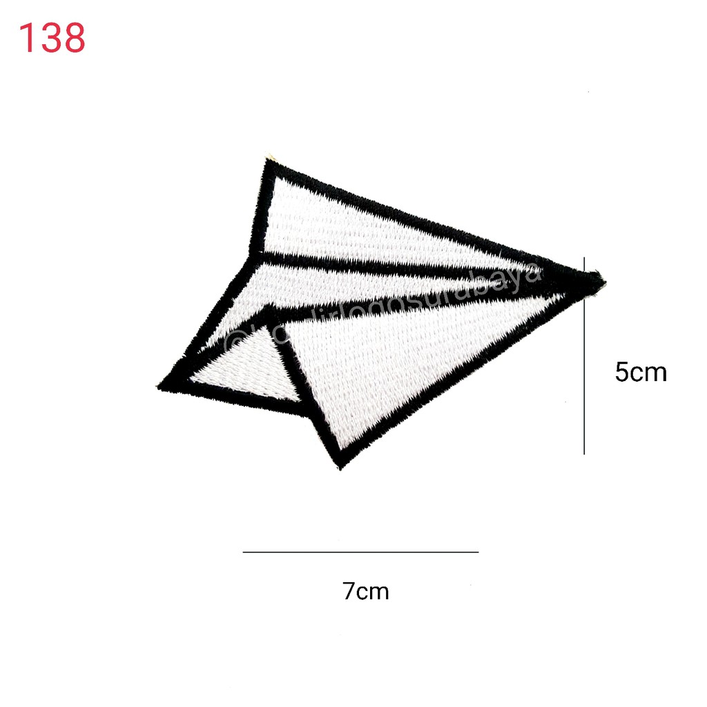 

IRON PATCH PAPER PLAN ORIGAMI PESAWAT KERTAS setrika langsung nempel