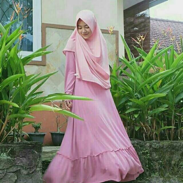 Gamis Jersey Premium Aura by Almeera