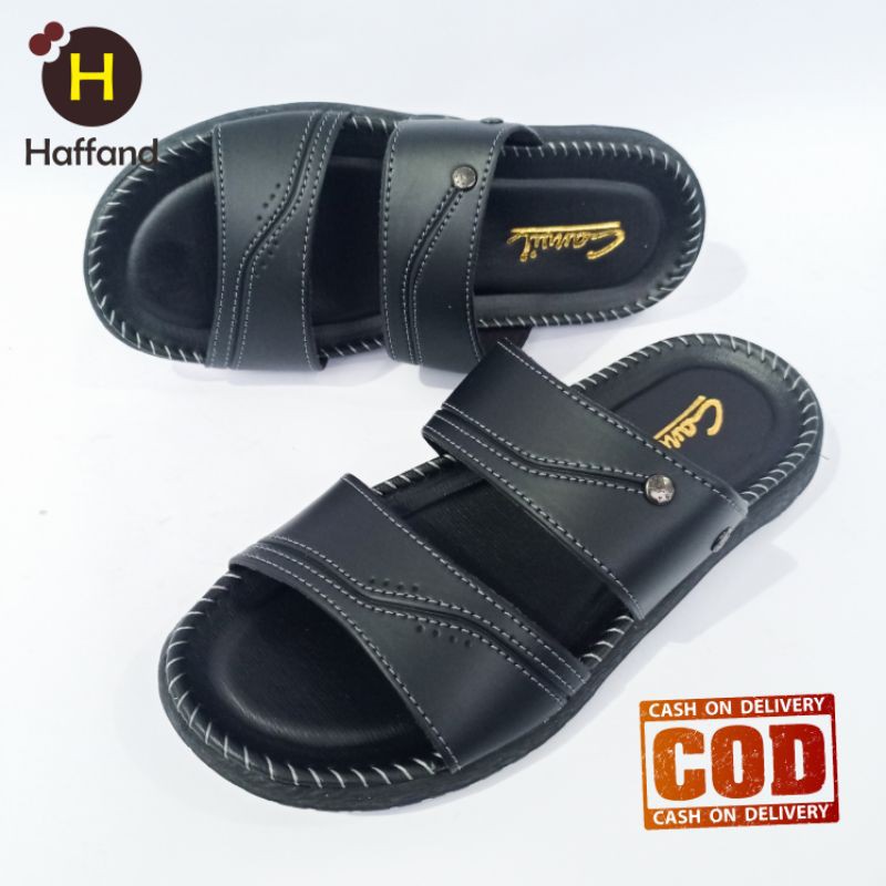 slide sandal - sandal kasual - sandal distro cowok kondangan santai dll