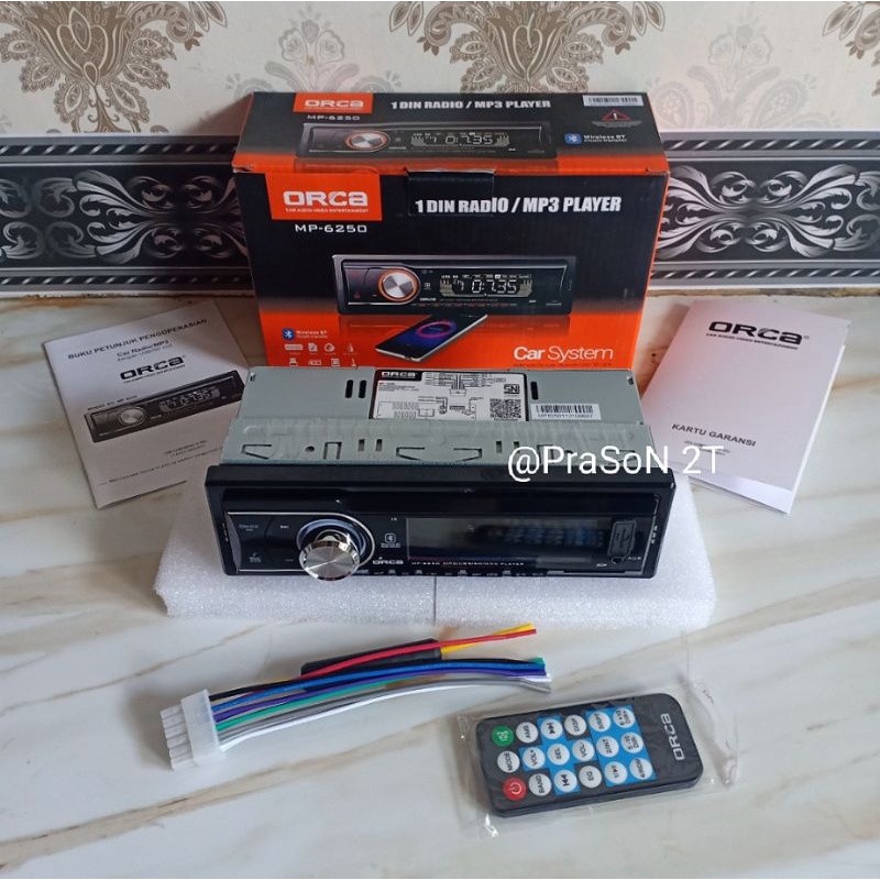 Head unit single din ORCA MP 6250